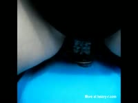 Thick bitch enjoys riding and grinding with toy